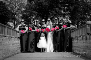 Jennifer & Bradley at Crystal Gardens Howell MI wedding photography