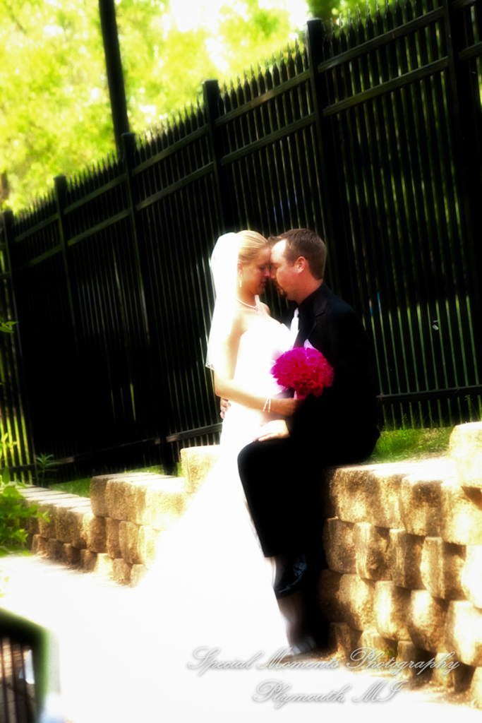 Jennifer & Bradley at Crystal Gardens Howell MI wedding photography