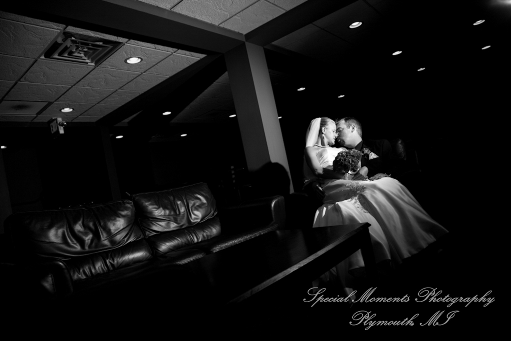 Jennifer & Bradley at Crystal Gardens Howell MI wedding photography