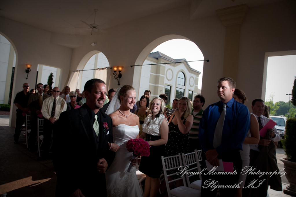 Jennifer & Bradley at Crystal Gardens Howell MI wedding photography