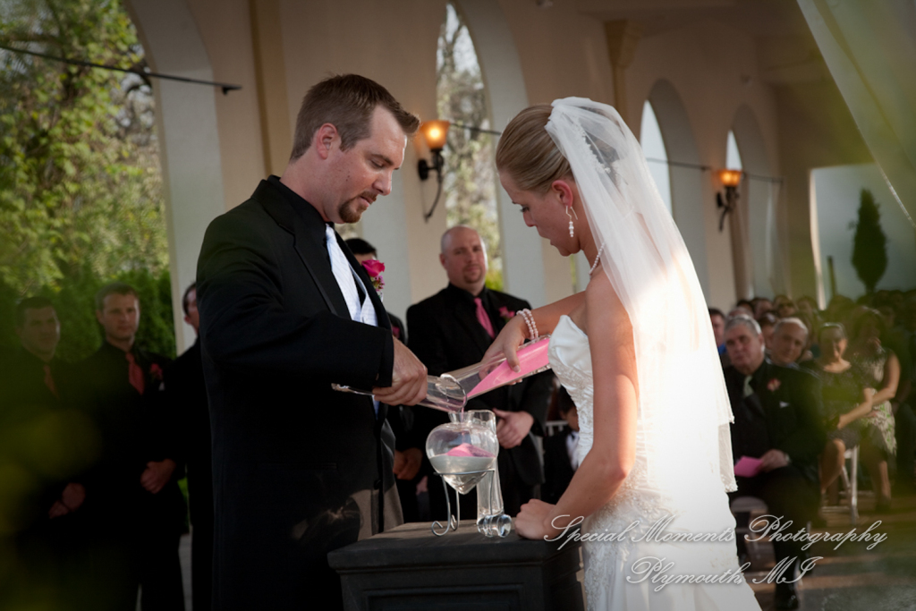 Jennifer & Bradley at Crystal Gardens Howell MI wedding photography