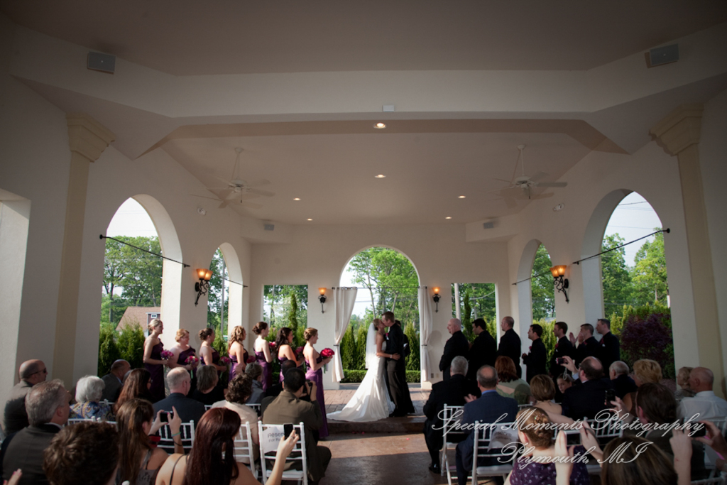 Jennifer & Bradley at Crystal Gardens Howell MI wedding photography