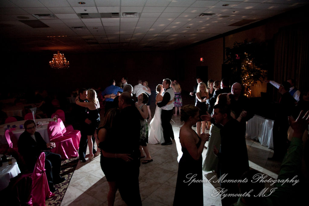 Jennifer & Bradley at Crystal Gardens Howell MI wedding photography