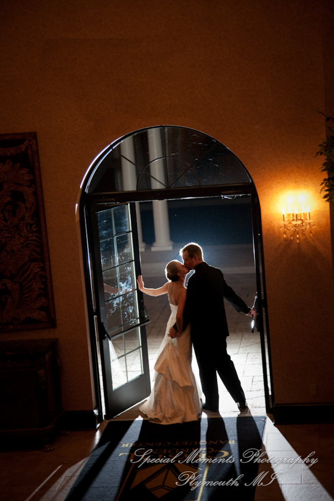 Jennifer & Bradley at Crystal Gardens Howell MI wedding photography