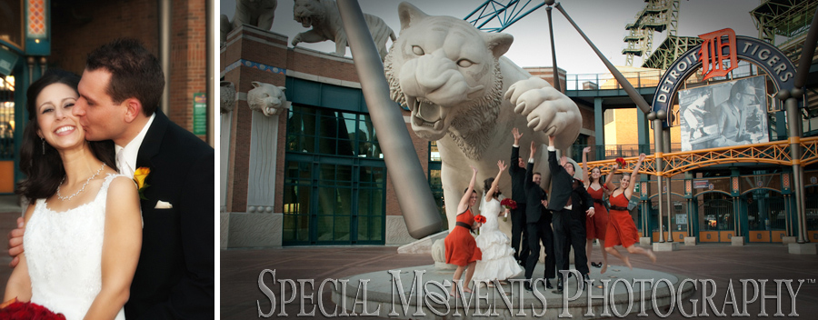 Comerica Park, Tiger Stadium Detroit wedding