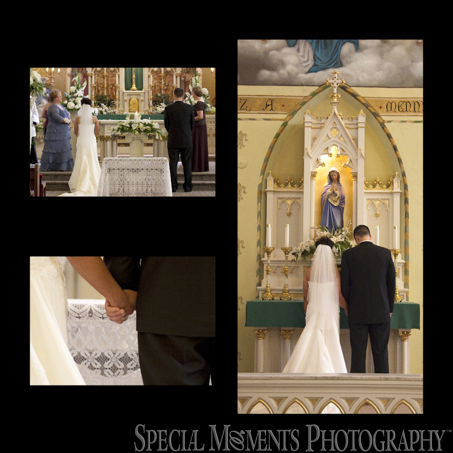 Holy Cross Hungarian R. C. Detroit MI wedding photograph