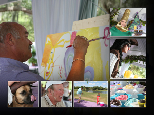 Coffee Table Design - Chad & Shannon at Orange Tree Golf Club Orlando FL wedding reception