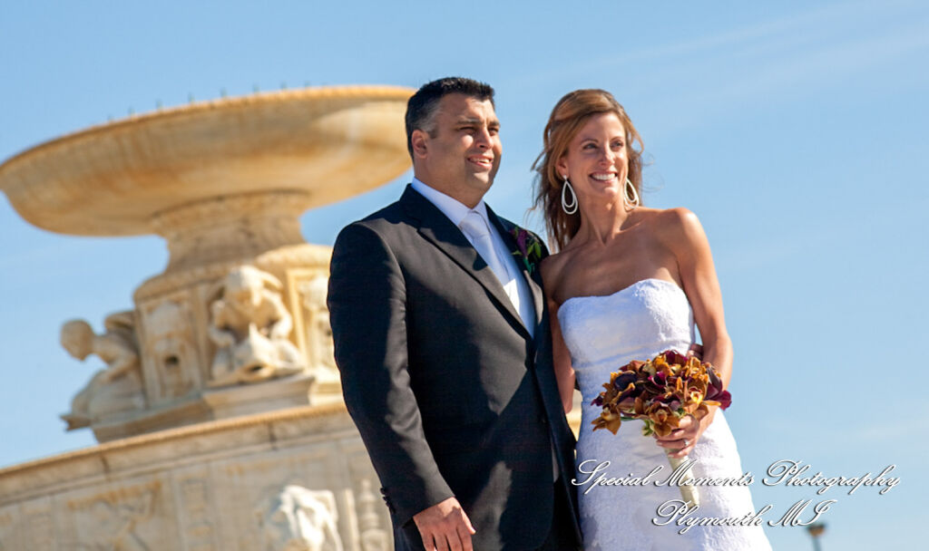 Julie & Ajay at MGM Grand Hotel & Casino Detroit MI wedding photography