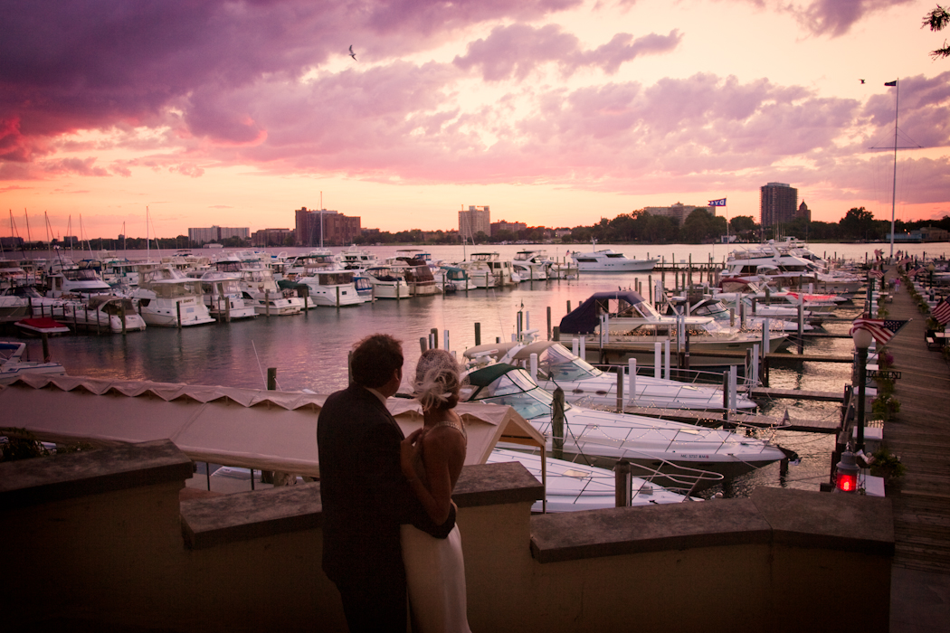 Catherine & Mike at Detroit Yacht Club Detroit/Belle Isle MI wedding photograph