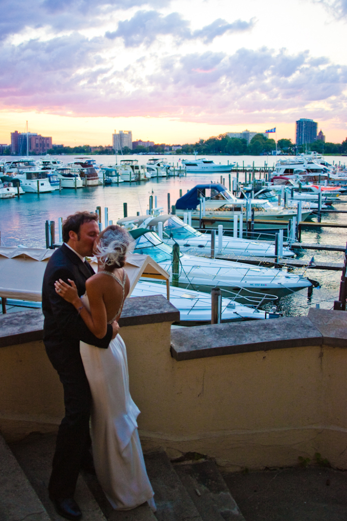 Catherine & Mike at Detroit Yacht Club Detroit/Belle Isle MI wedding photograph