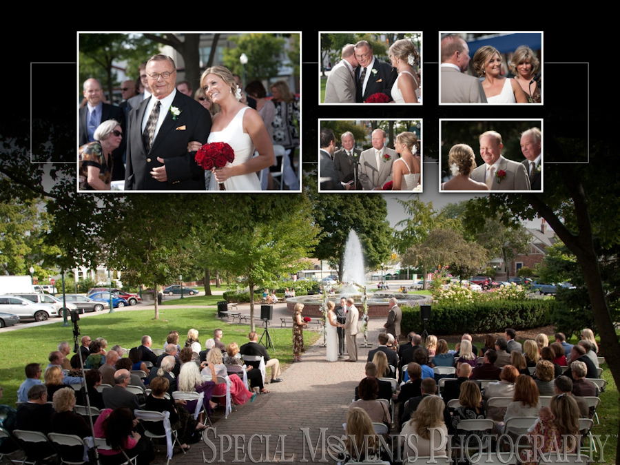 Kellogg Park wedding photograph Plymouth MI