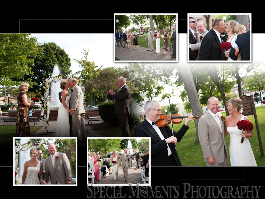 Kellogg Park wedding photograph Plymouth MI