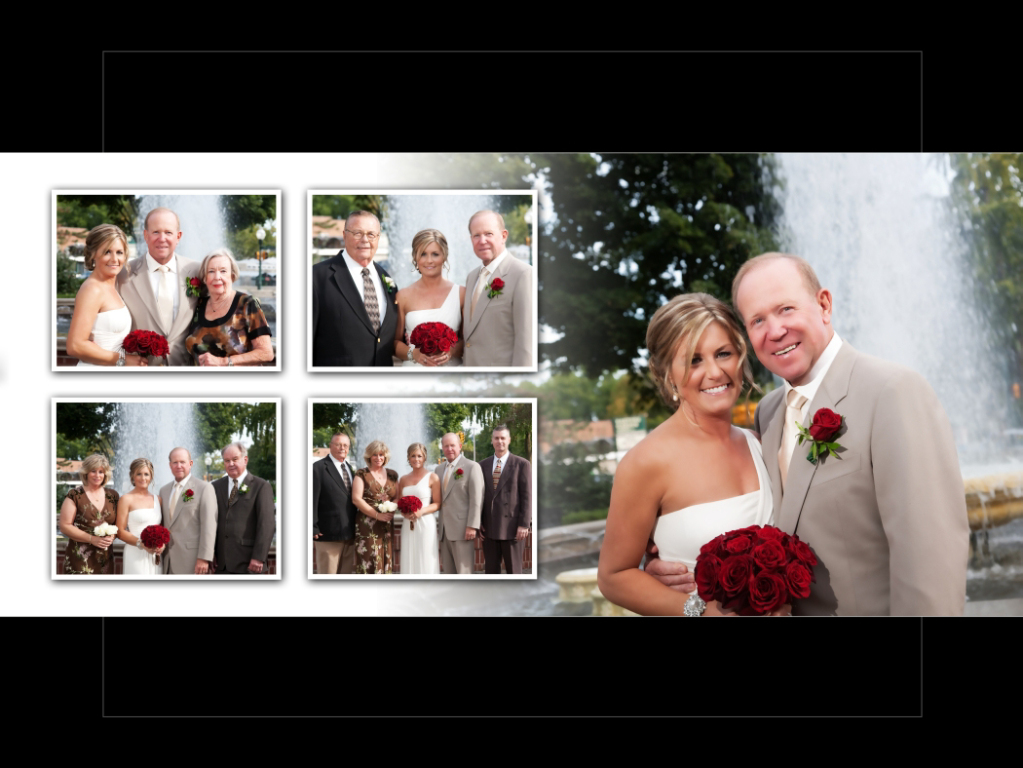 Coffee Table Design - Peter & Paula at Fiamma Grill Plymouth MI wedding album photography