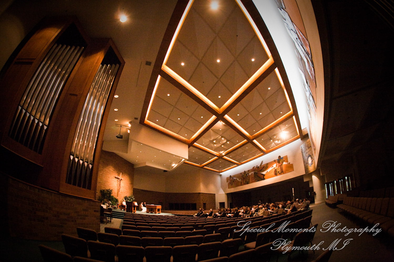 St. John Neumann Canton MI wedding photograph