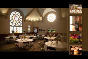 Coffee Table Design - Chris & Sarah at Stone Arch wedding Saline MI