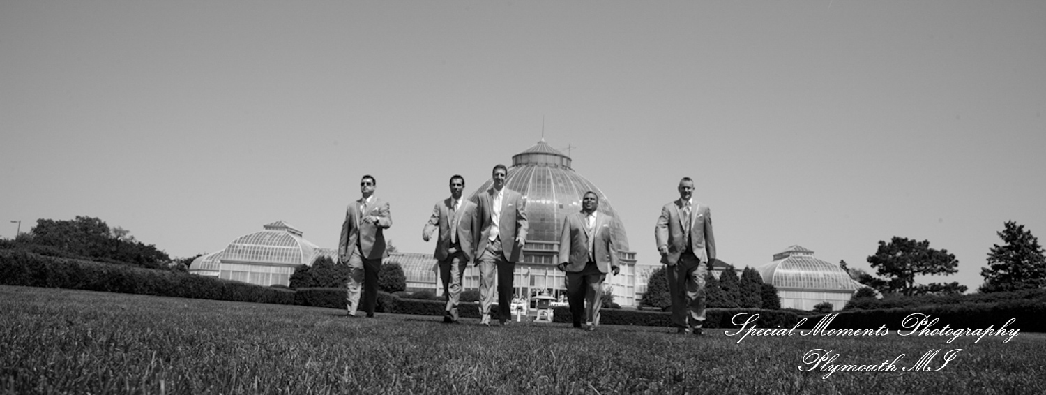 Oh & Brian at Anna Scripps Whitcomb Conservatory Detroit MI wedding photography