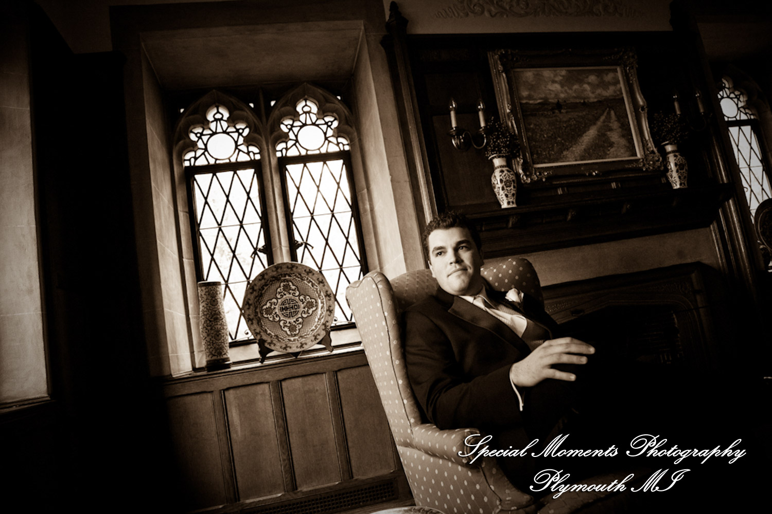 Allison & Richard at Jefferson Avenue Presbyterian Detroit MI wedding photography
