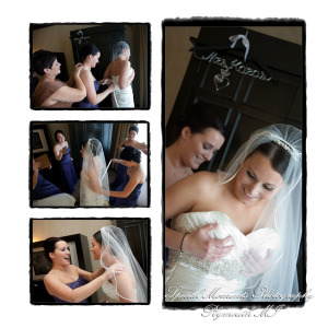 Fine Art Vintage Design - Melissa & Michael at St. John's Resort Grande Ballroom Plymouth MI wedding album photography