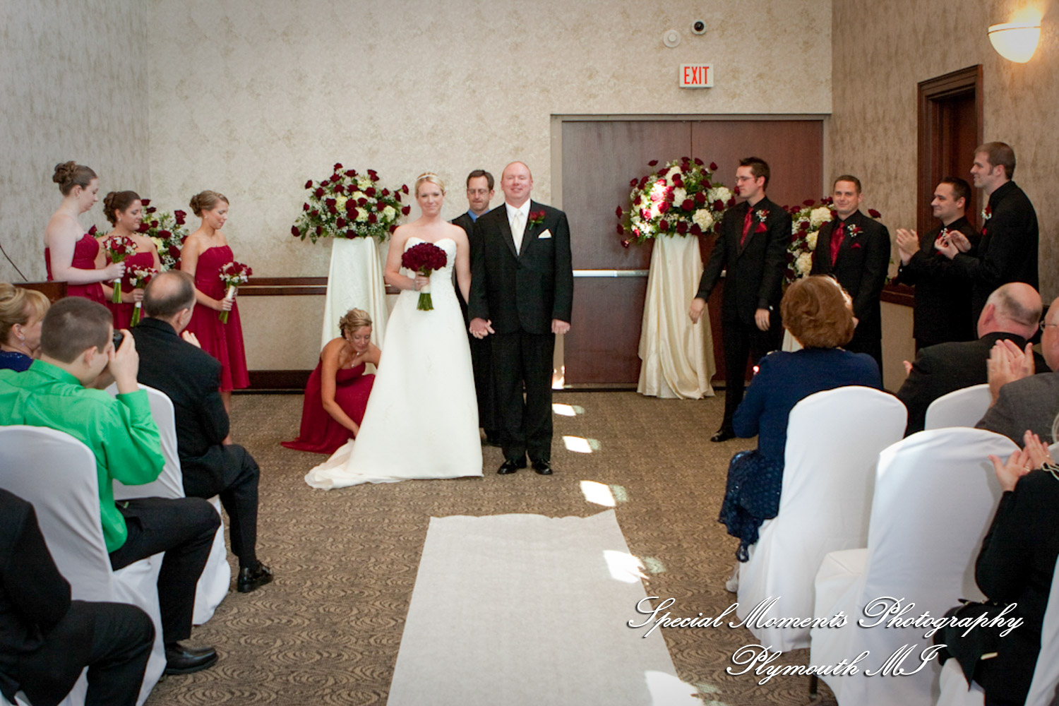 Erika & Brandon at Summit on the Park Canton MI wedding photography