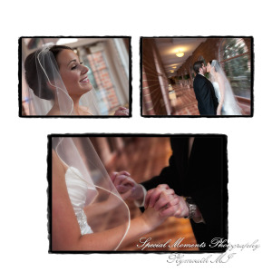 Fine Art Vintage Design - Melissa & Michael at St. John's Resort Grande Ballroom Plymouth MI wedding album photography