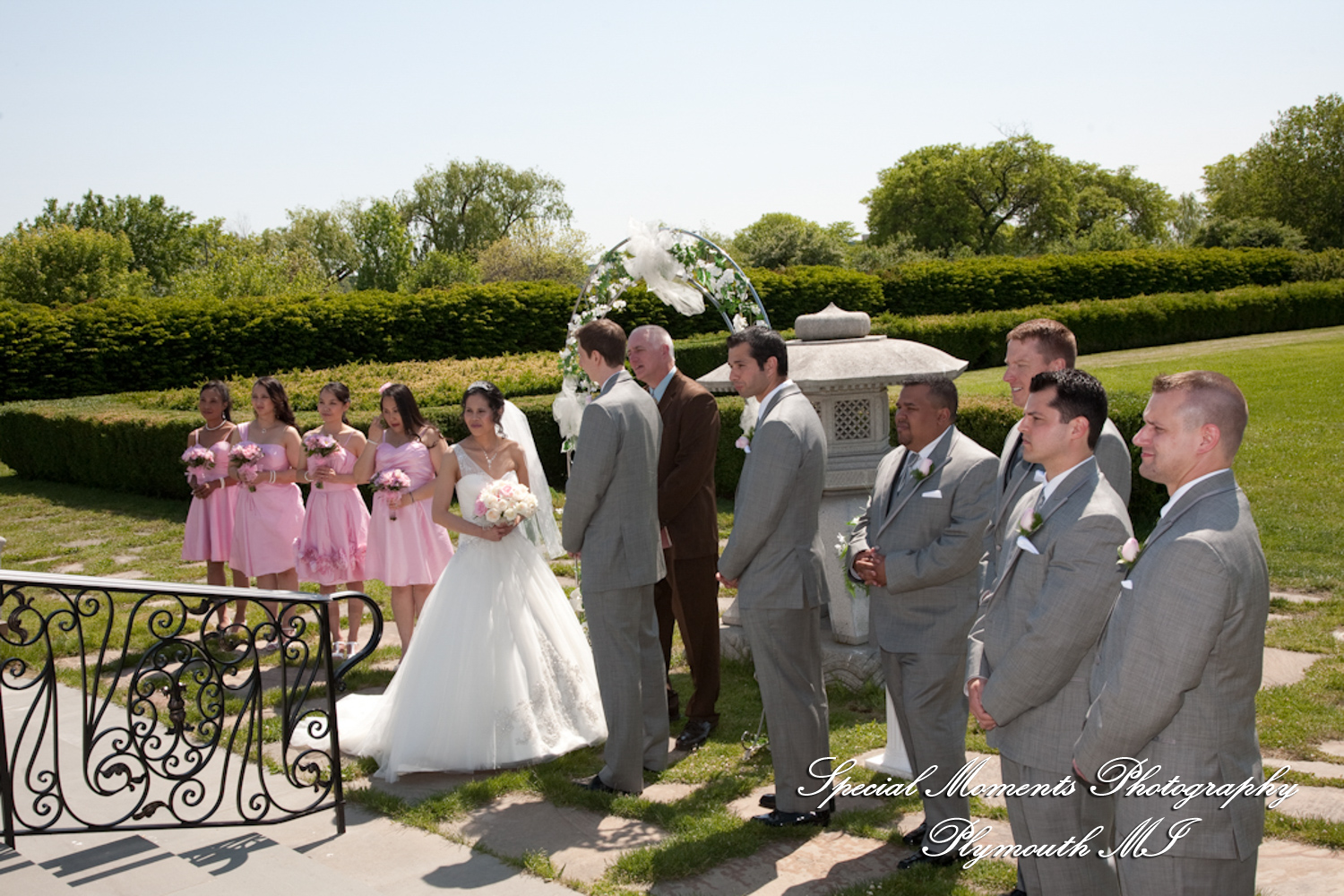 Oh & Brian at Anna Scripps Whitcomb Conservatory Detroit MI wedding photography