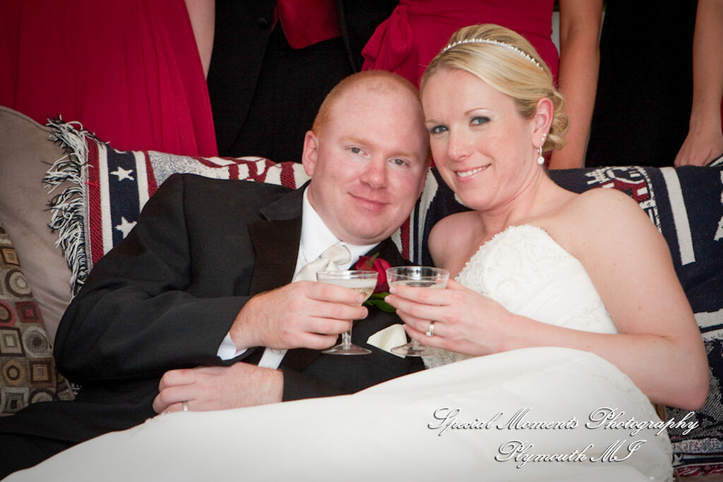 Erika & Brandon at Summit on the Park Canton MI wedding photography