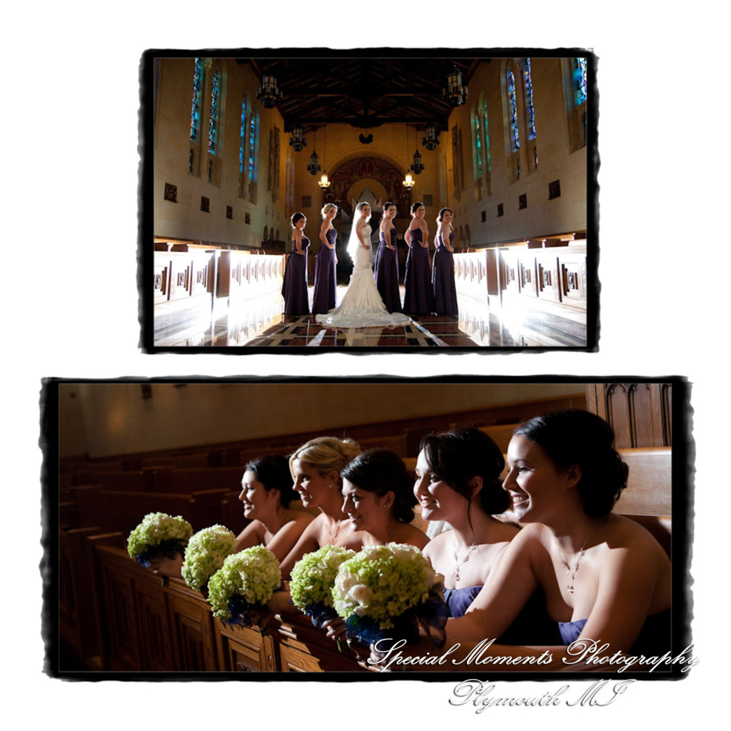 Fine Art Vintage Design - Melissa & Michael at St. John's Resort Grande Ballroom Plymouth MI wedding album photography