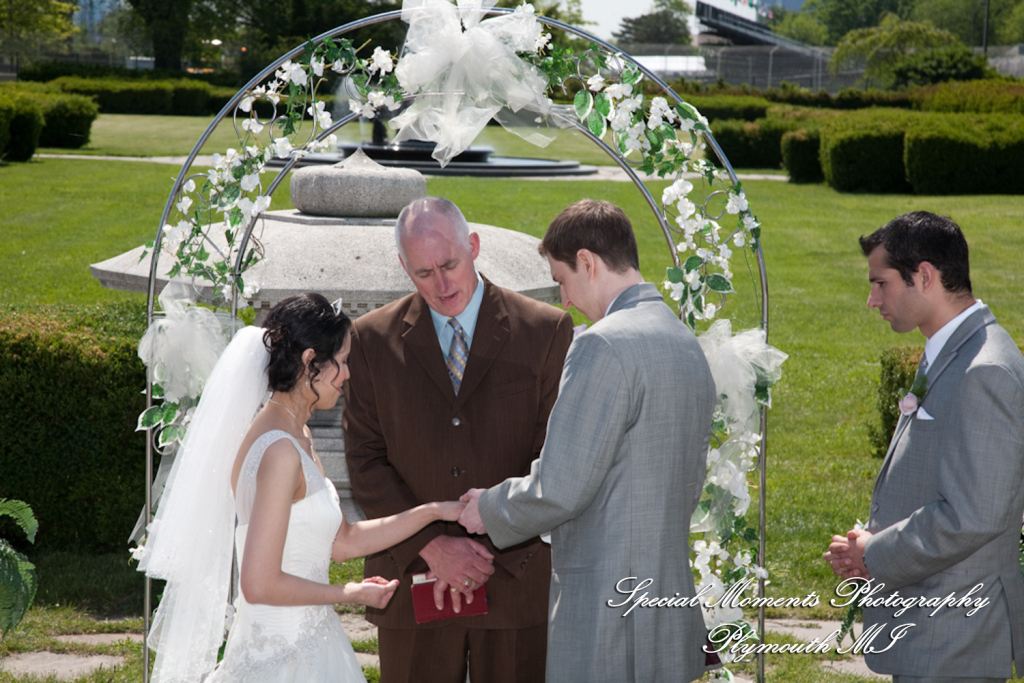 Oh & Brian at Anna Scripps Whitcomb Conservatory Detroit MI wedding photography