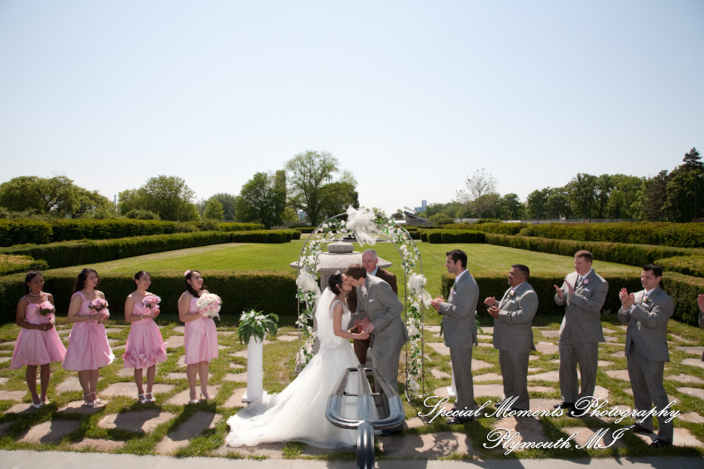 Oh & Brian at Anna Scripps Whitcomb Conservatory Detroit MI wedding photography