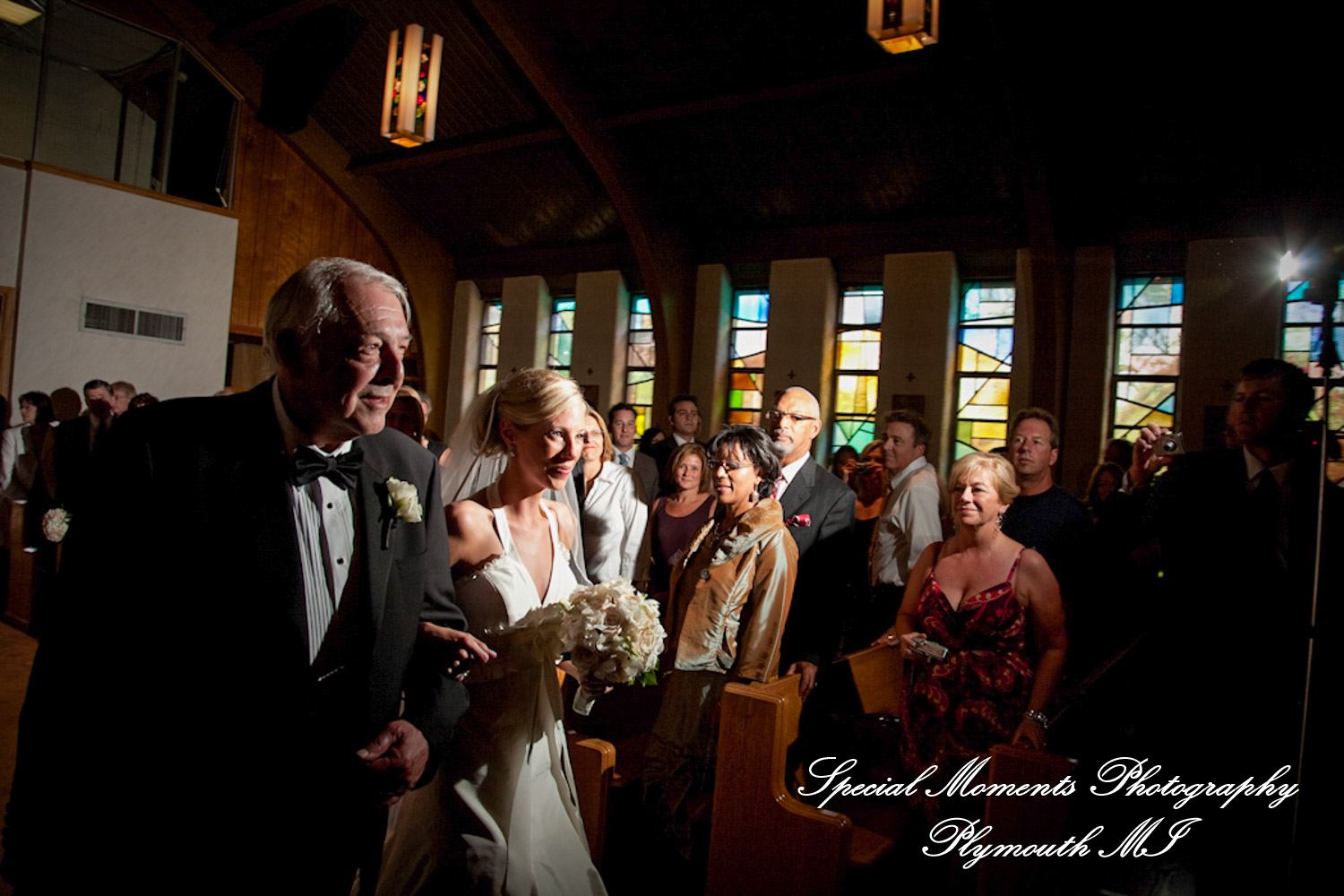 Jennifer & Jason at St. Kateri Tekakwitha Catholic Dearborn MI wedding photography
