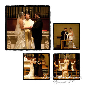 Fine Art Vintage Design - Melissa & Michael at St. John's Resort Grande Ballroom Plymouth MI wedding album photography