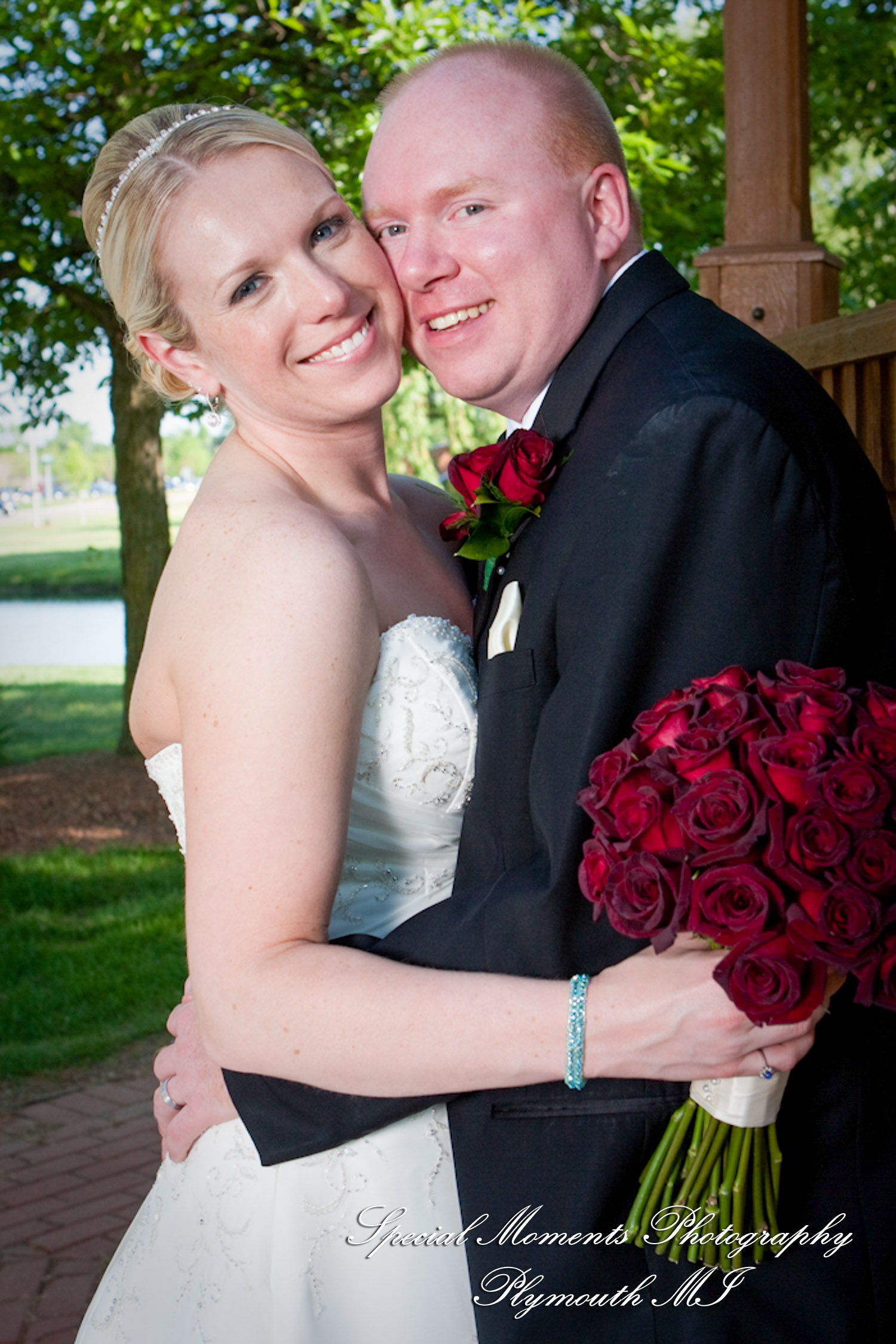 Erika & Brandon at Summit on the Park Canton MI wedding photography