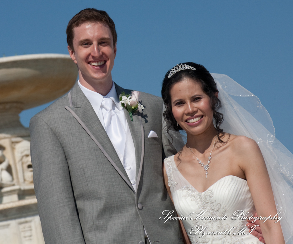 Oh & Brian at Anna Scripps Whitcomb Conservatory Detroit MI wedding photography