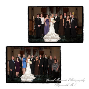 Fine Art Vintage Design - Melissa & Michael at St. John's Resort Grande Ballroom Plymouth MI wedding album photography