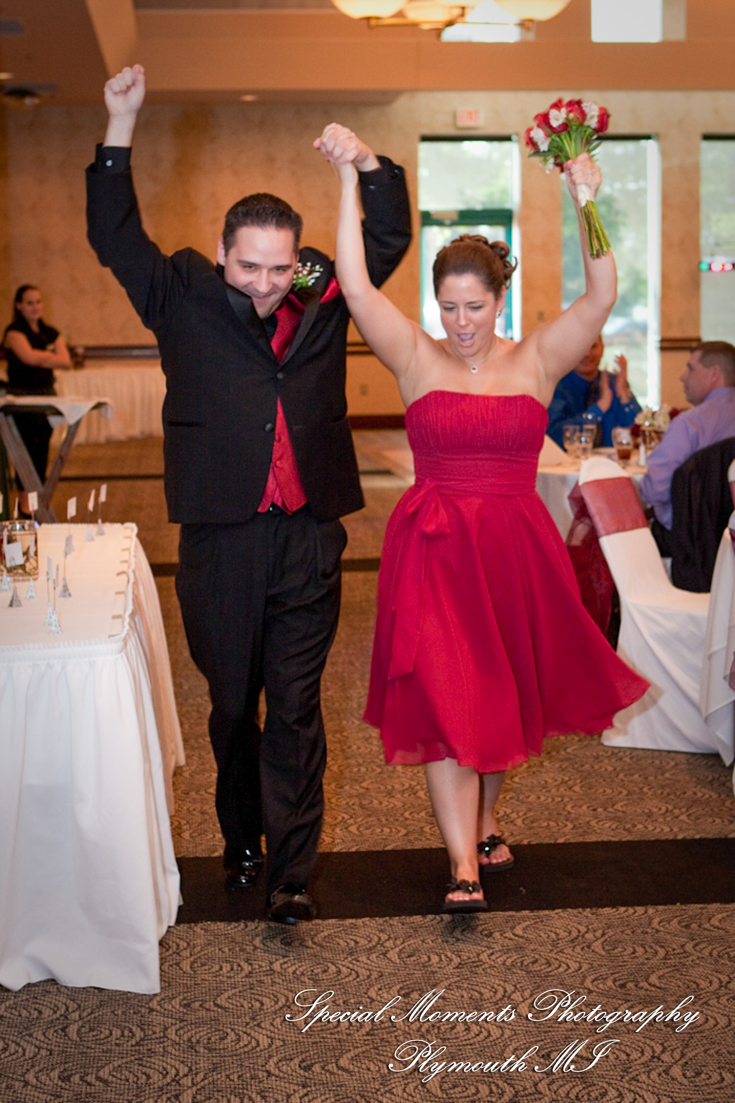 Erika & Brandon at Summit on the Park Canton MI wedding photography