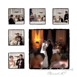 Fine Art Vintage Design - Melissa & Michael at St. John's Resort Grande Ballroom Plymouth MI wedding album photography