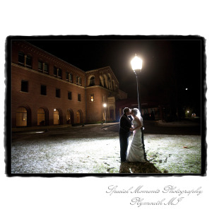 Fine Art Vintage Design - Melissa & Michael at St. John's Resort Grande Ballroom Plymouth MI wedding album photography