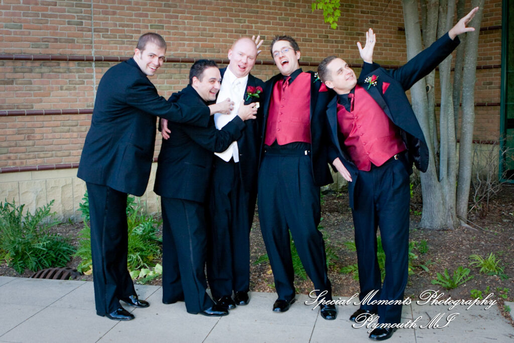Erika & Brandon at Summit on the Park Canton MI wedding photography