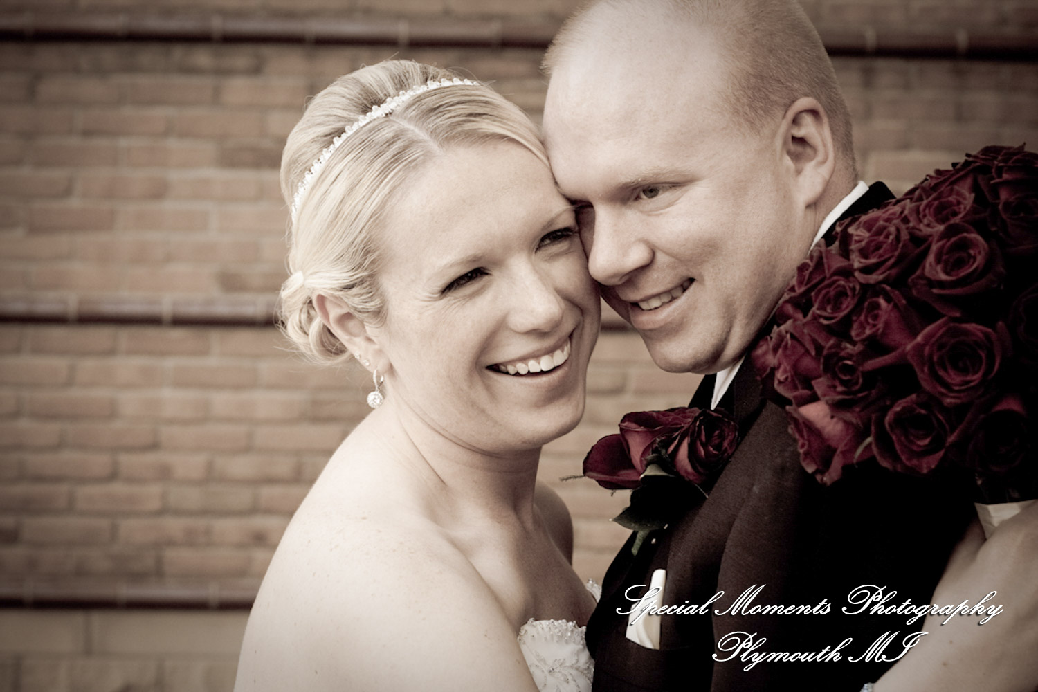 Erika & Brandon at Summit on the Park Canton MI wedding photography