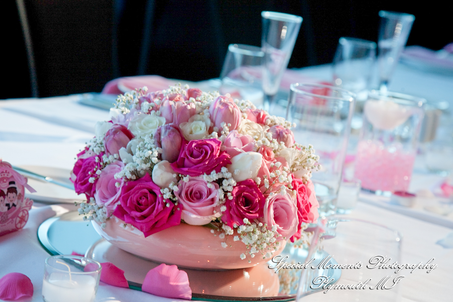 Oh & Brian at MotorCity Casino Hotel Detroit MI wedding photography