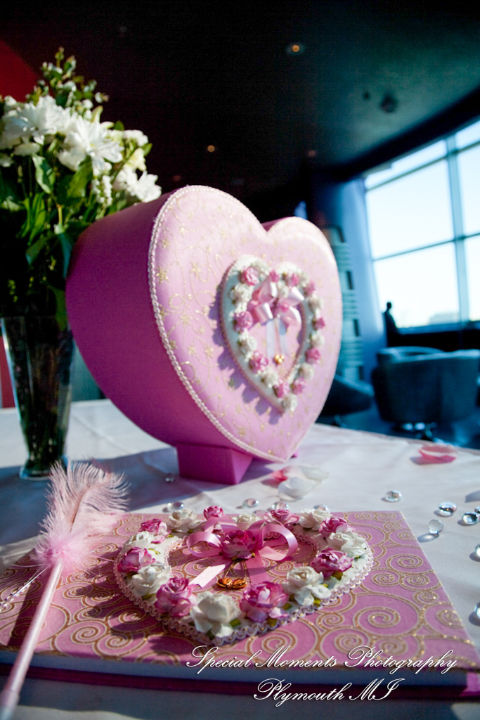 Oh & Brian at MotorCity Casino Hotel Detroit MI wedding photography