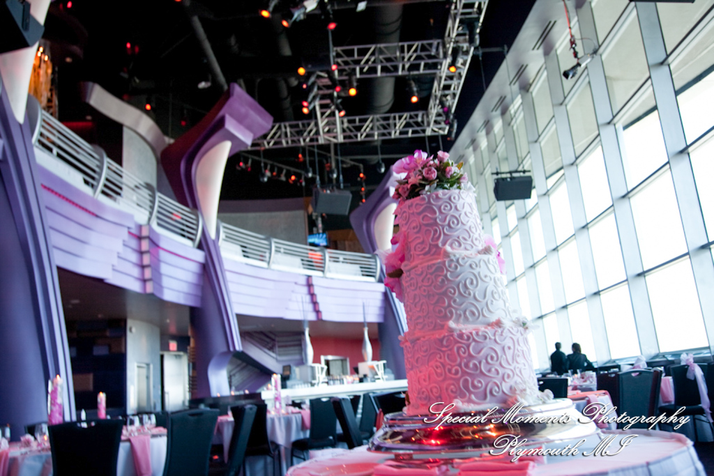 Oh & Brian at MotorCity Casino Hotel Detroit MI wedding photography