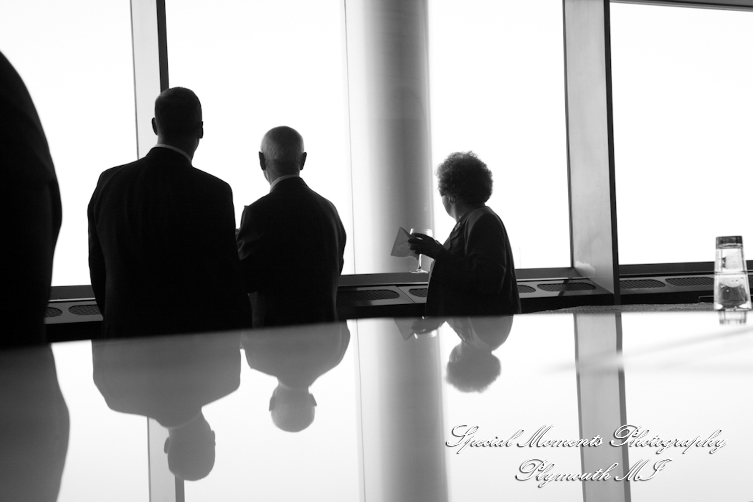 Oh & Brian at MotorCity Casino Hotel Detroit MI wedding photography