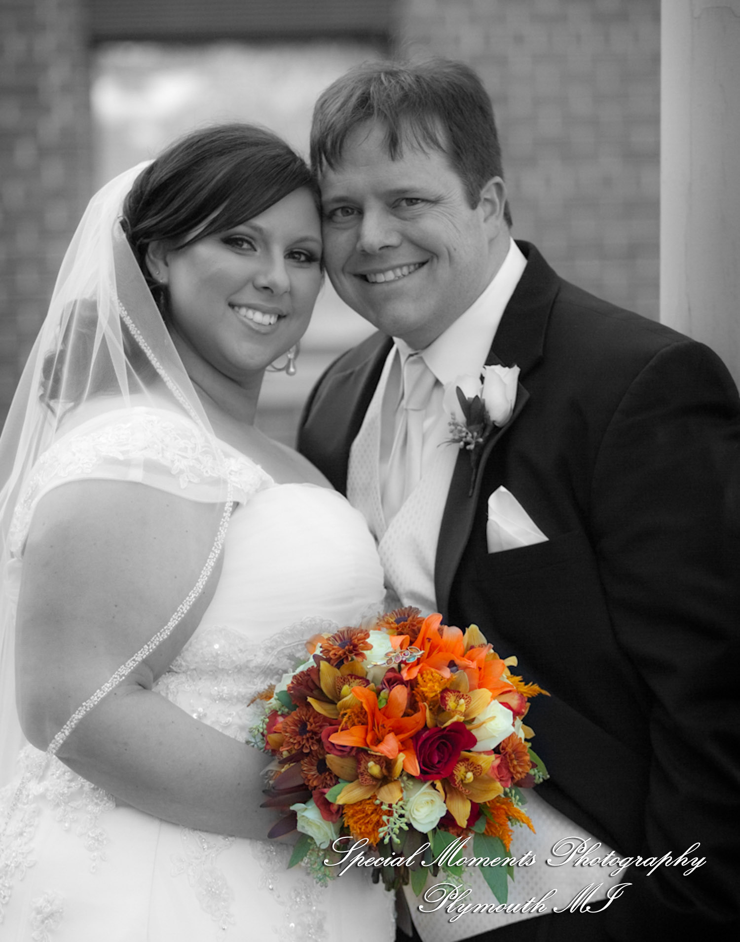 Caitlin & Kevin at Plymouth Manor Plymouth MI wedding photography