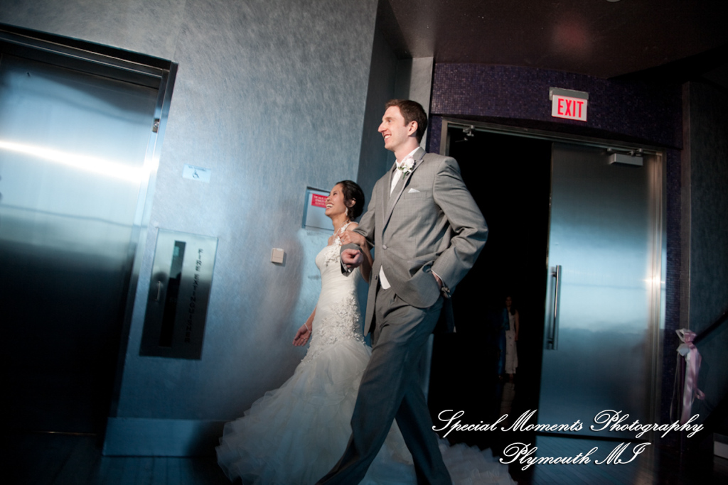 Oh & Brian at MotorCity Casino Hotel Detroit MI wedding photography
