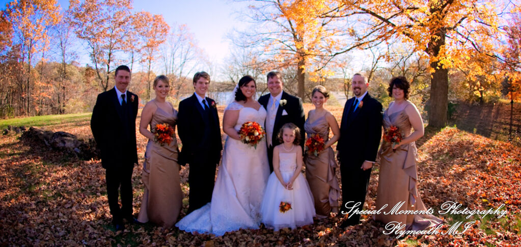 Caitlin & Kevin at Plymouth Manor Plymouth MI wedding photography