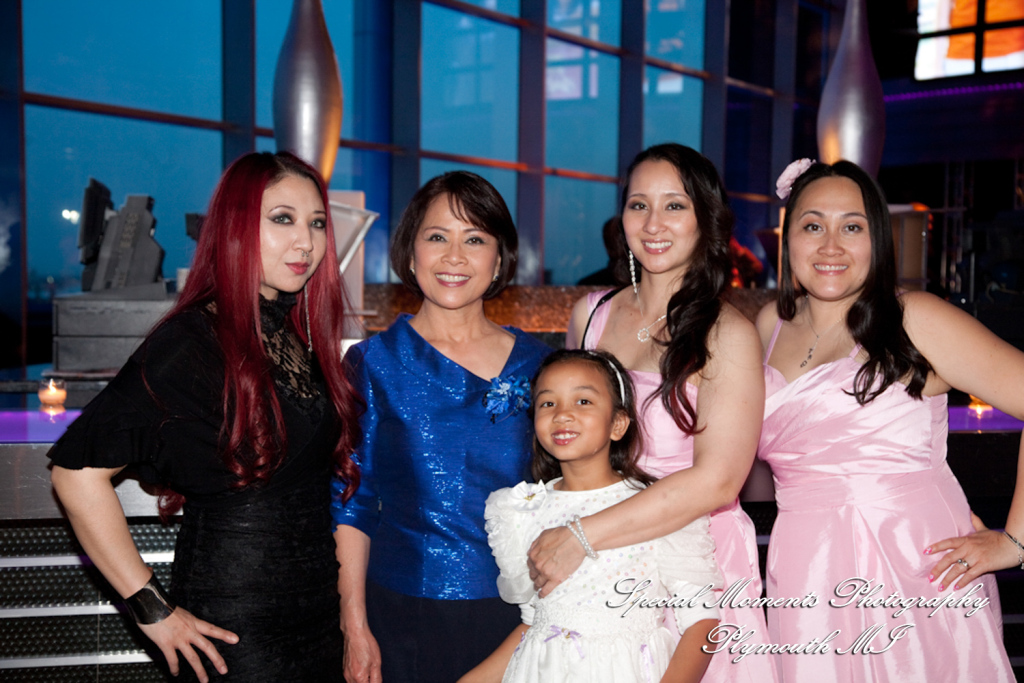 Oh & Brian at MotorCity Casino Hotel Detroit MI wedding photography