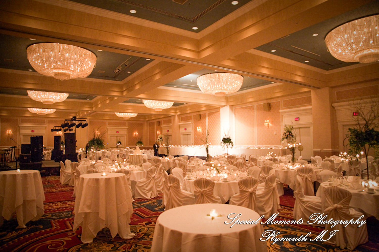 Jennifer & Jason at Dearborn Inn Dearborn MI wedding photography
