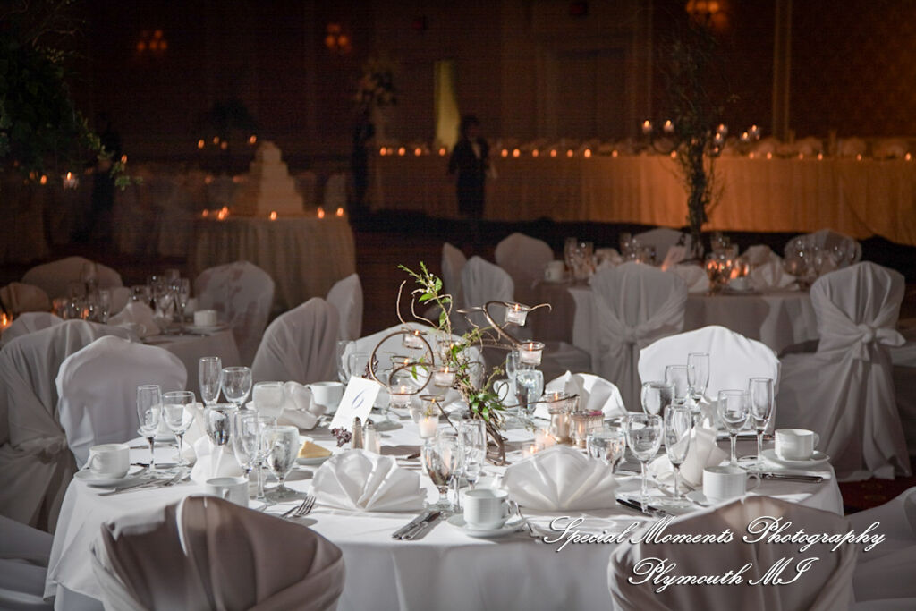 Jennifer & Jason at Dearborn Inn Dearborn MI wedding photography