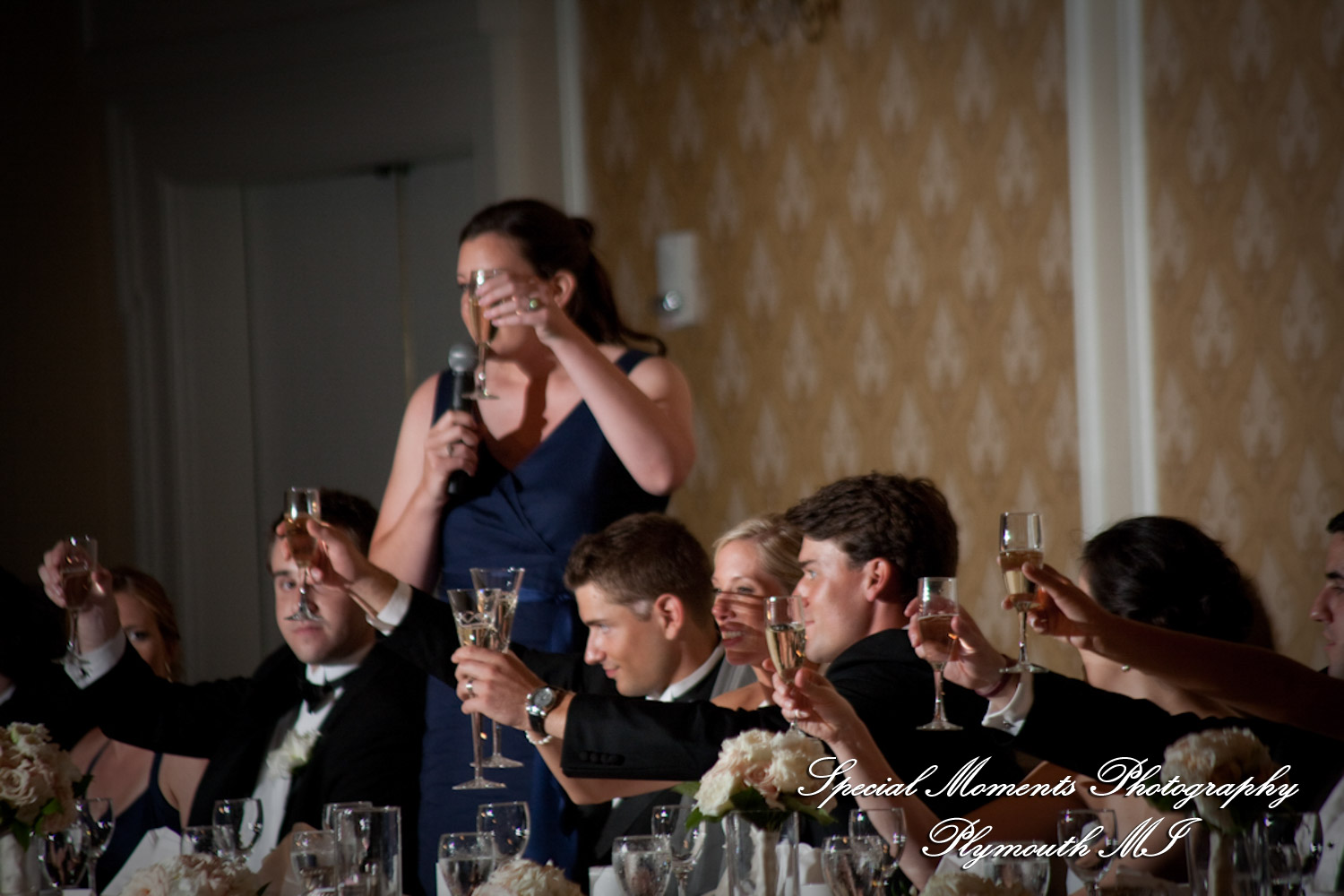 Jennifer & Jason at Dearborn Inn Dearborn MI wedding photography